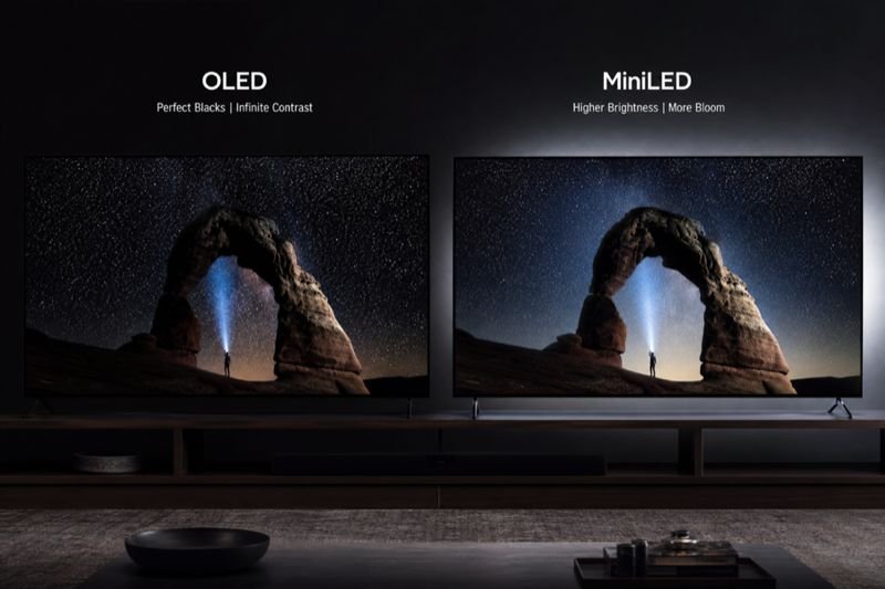 OLED czy MiniLED – kontrast